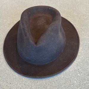 Stetson brown felt hat XL 100% wool, crushable